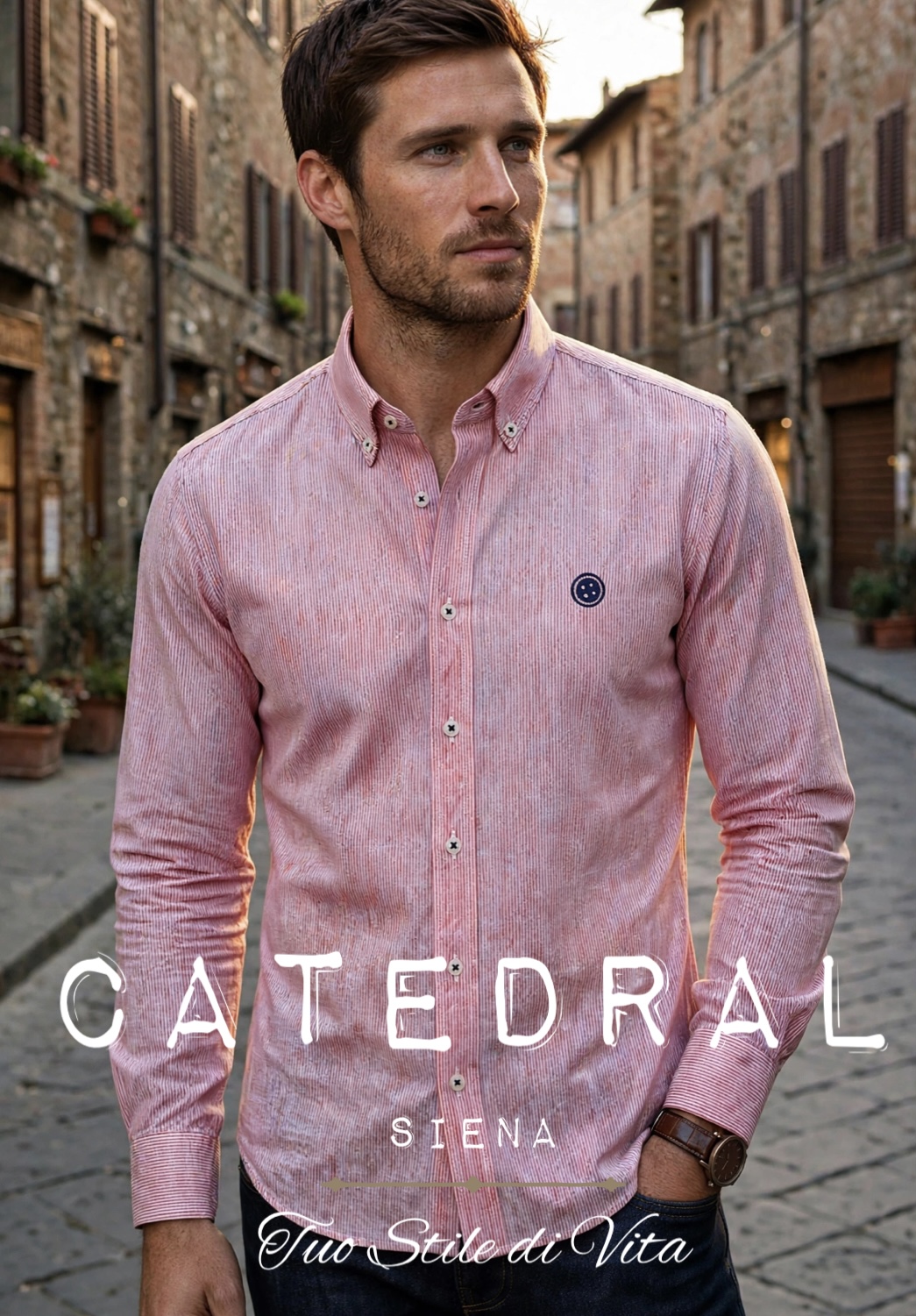 Camisa Urban Button Lino Mil Rayas 534