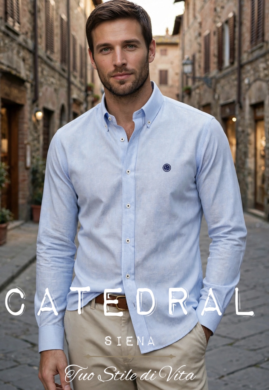 Camisa Urban Button Lino Mil Rayas 534 - Imagen 8