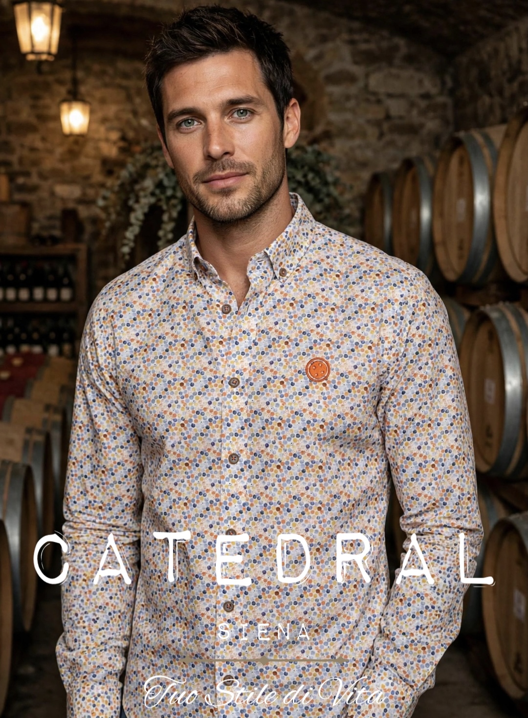 Camisa Urban Button Circulos 539