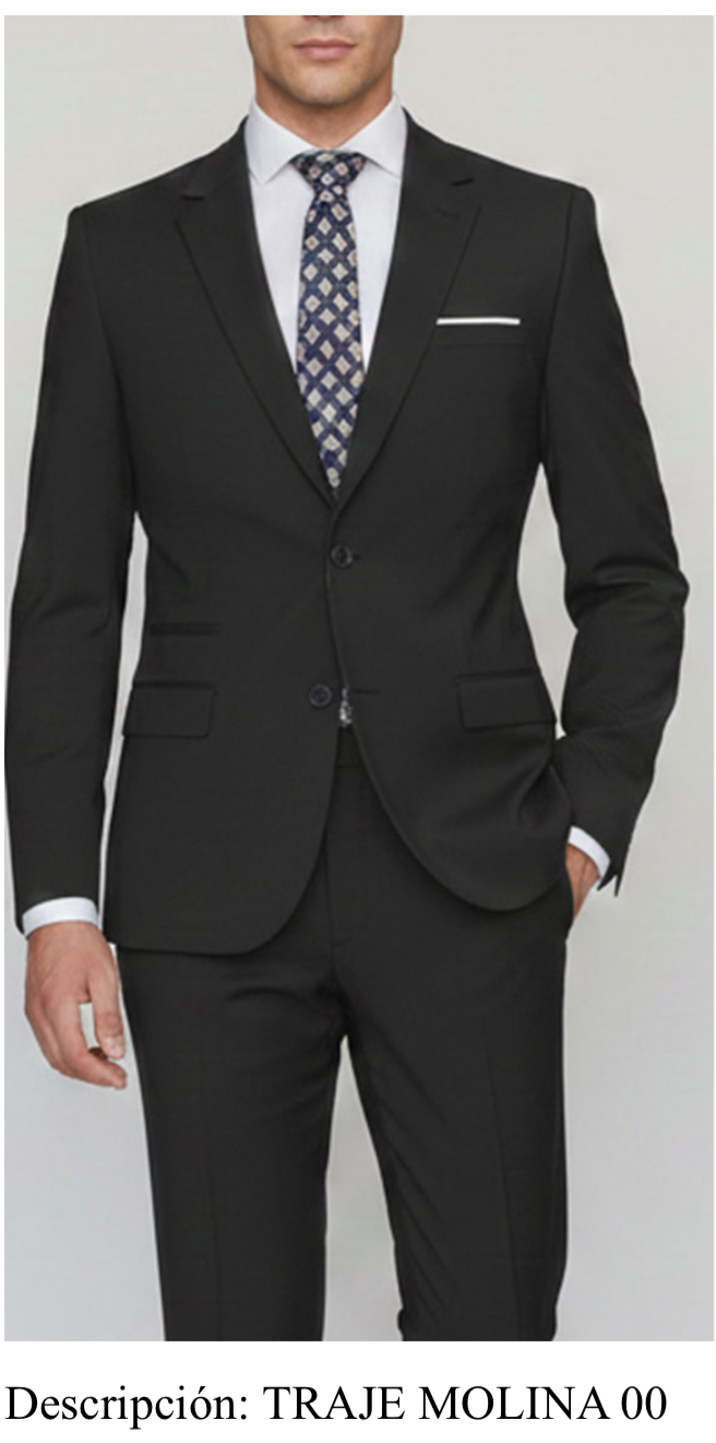 TRAJE MOLINA NE 181 00