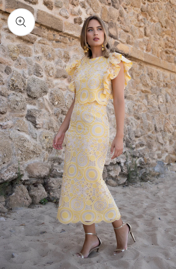 Conjunto Falda Creme