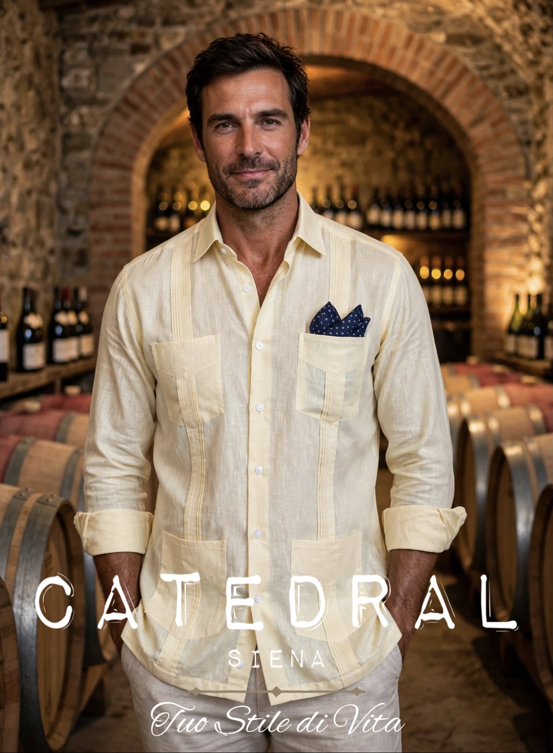 Guayabera Urban Button Lino - Imagen 3