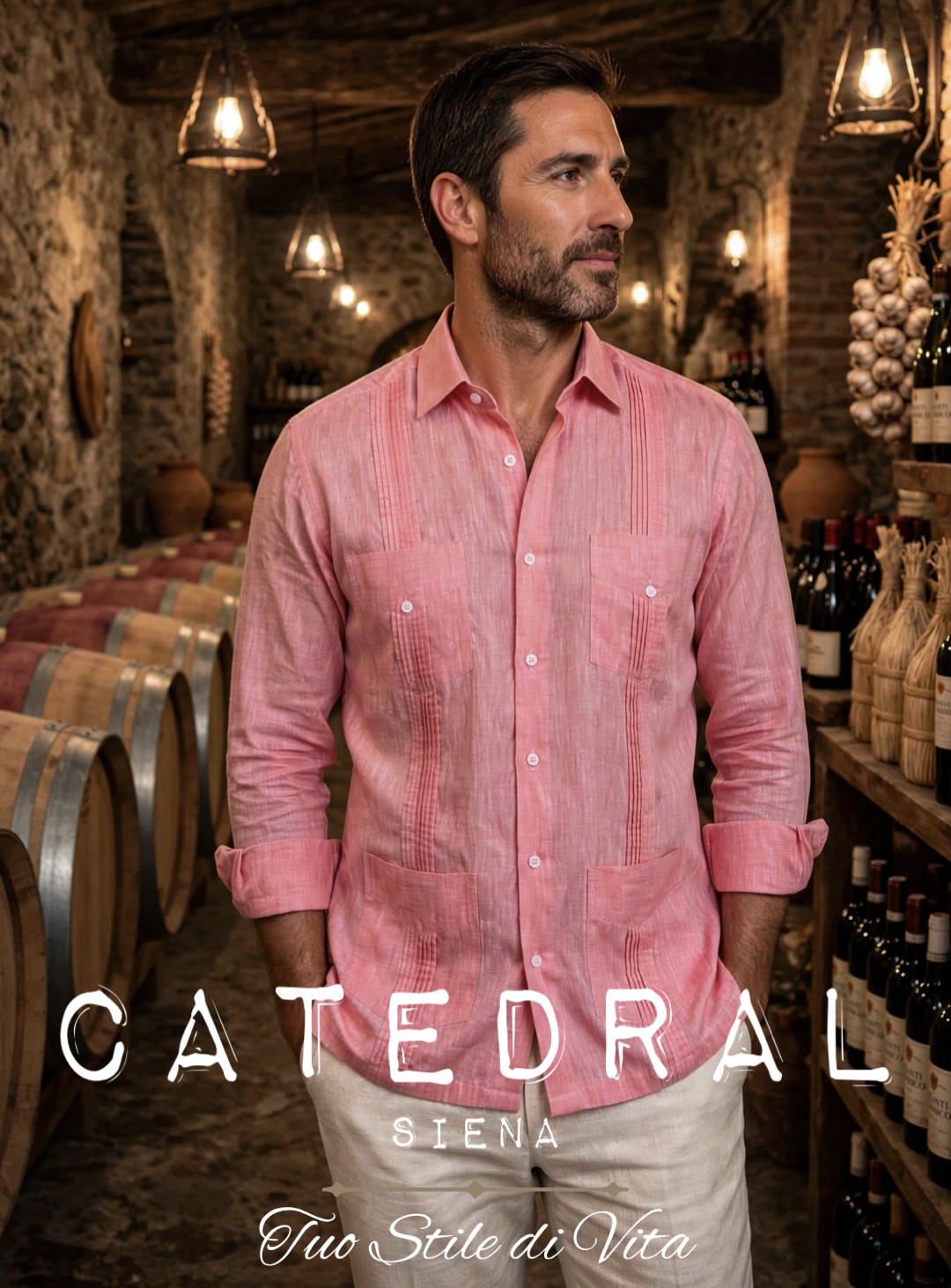 Guayabera Urban Button Lino - Imagen 4