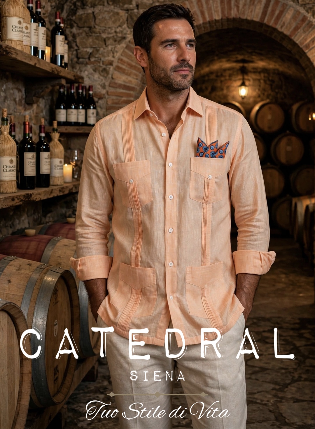 Guayabera Urban Button Lino - Imagen 5